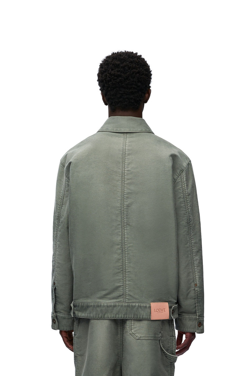 Bomber jacket in denim 4