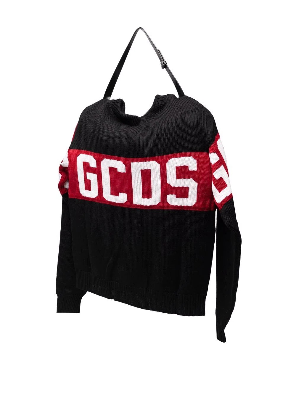 logo sweater shoulder bag - 3