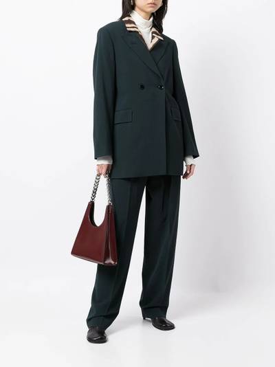 Lemaire double-breasted button blazer outlook
