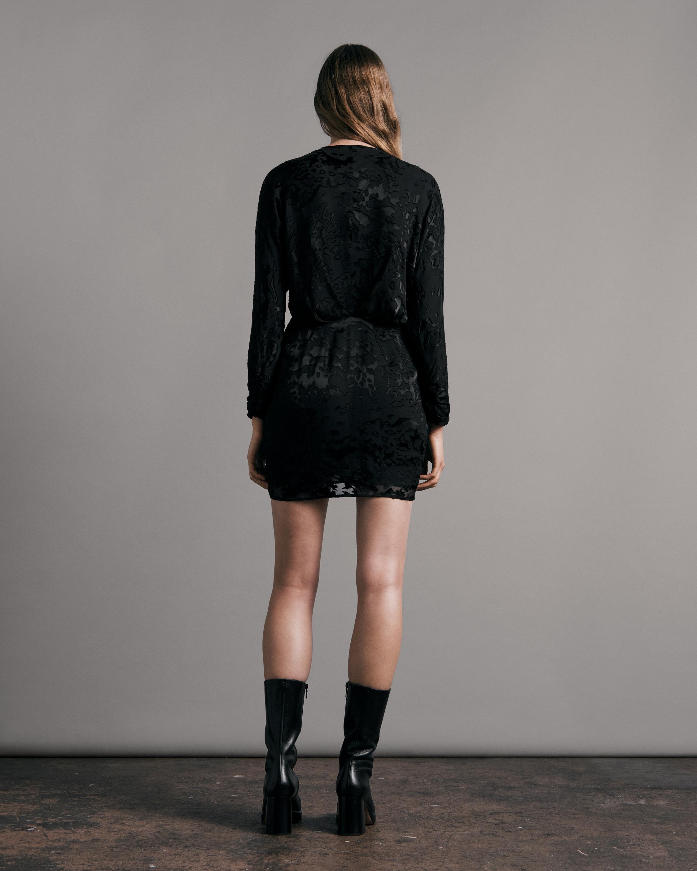 Eloise Mini Dress
Velvet Burnout Dress - 4