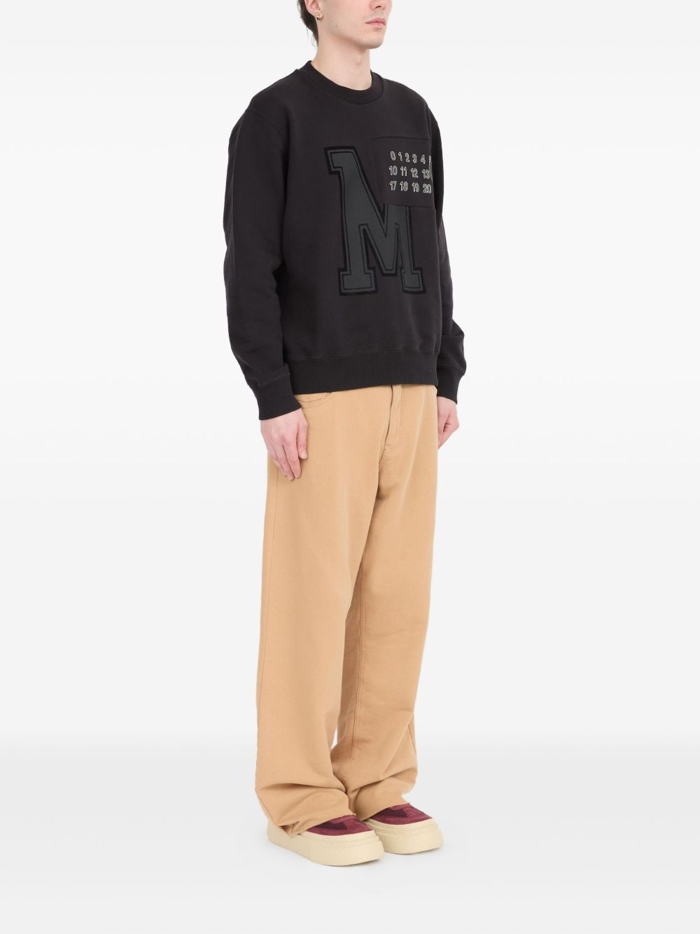 Logo Cotton Crewneck Sweatshirt - 2