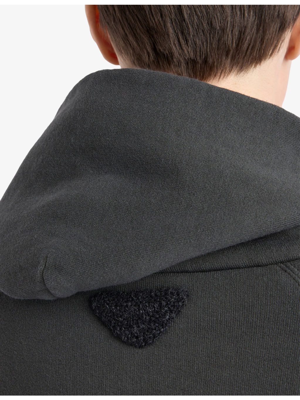 Logo-Patch Zip-Up Cotton Hoody - 5