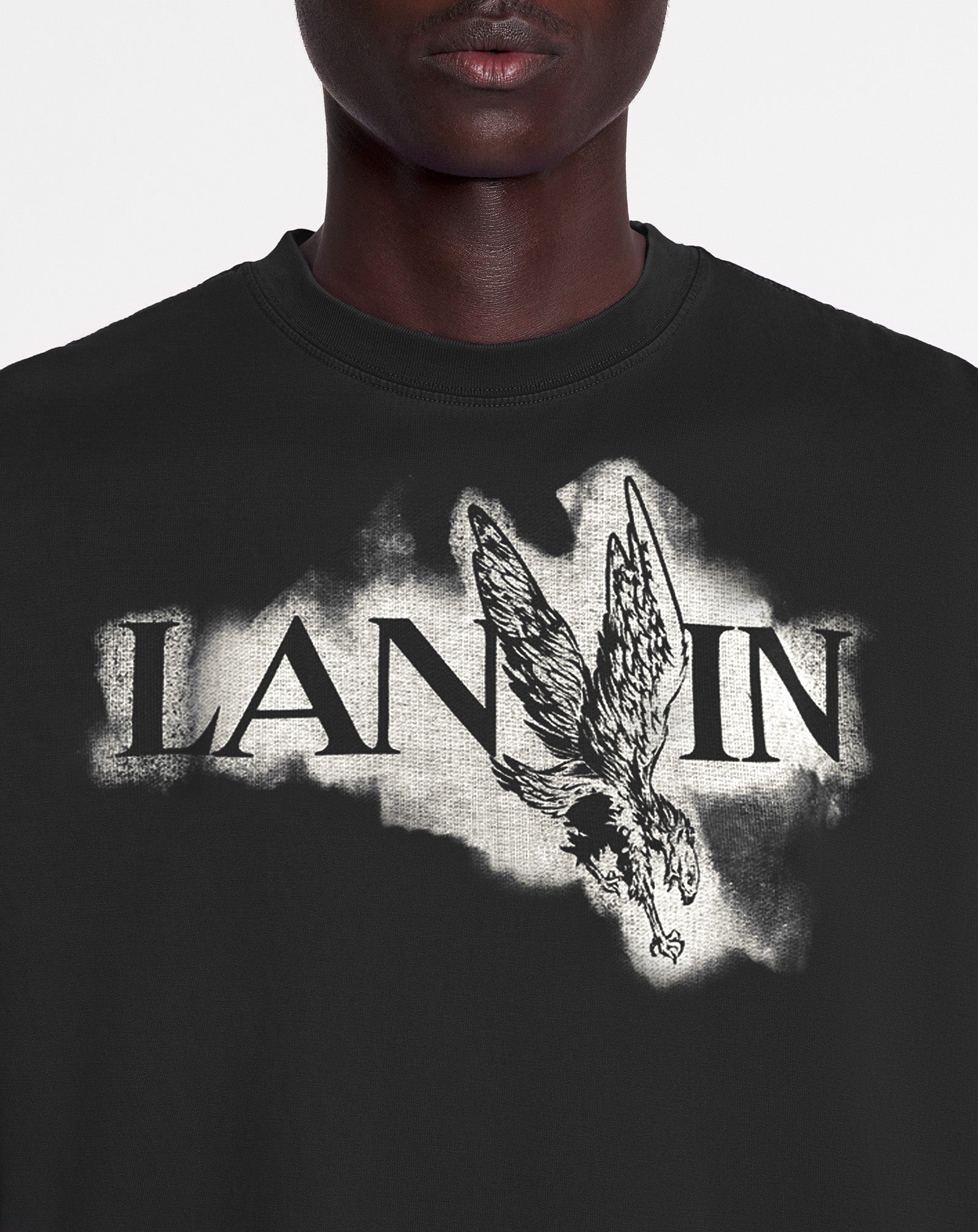 LANVIN X FUTURE CLASSIC EAGLE PRINT T-SHIRT - 5
