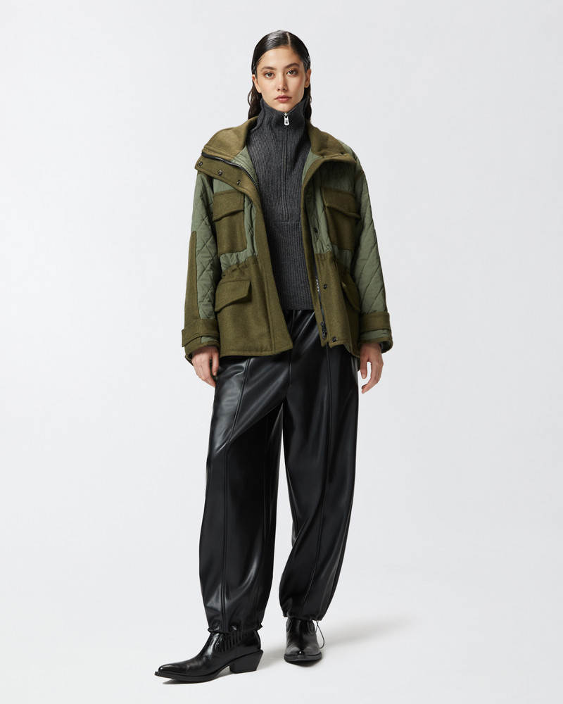 PINKO FAUX LEATHER BALLOON TROUSERS outlook