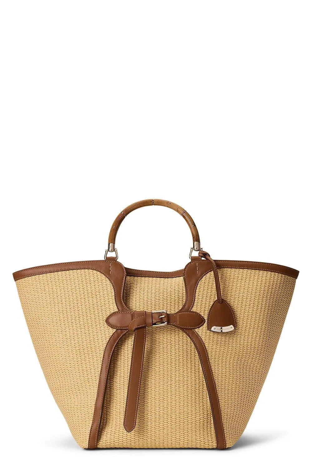 The Ralph Braided Raffia Large Tote - 1