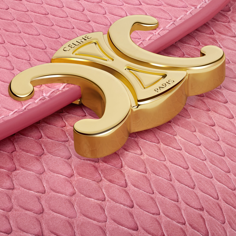 Small Flap Wallet TRIOMPHE in PYTHON 5