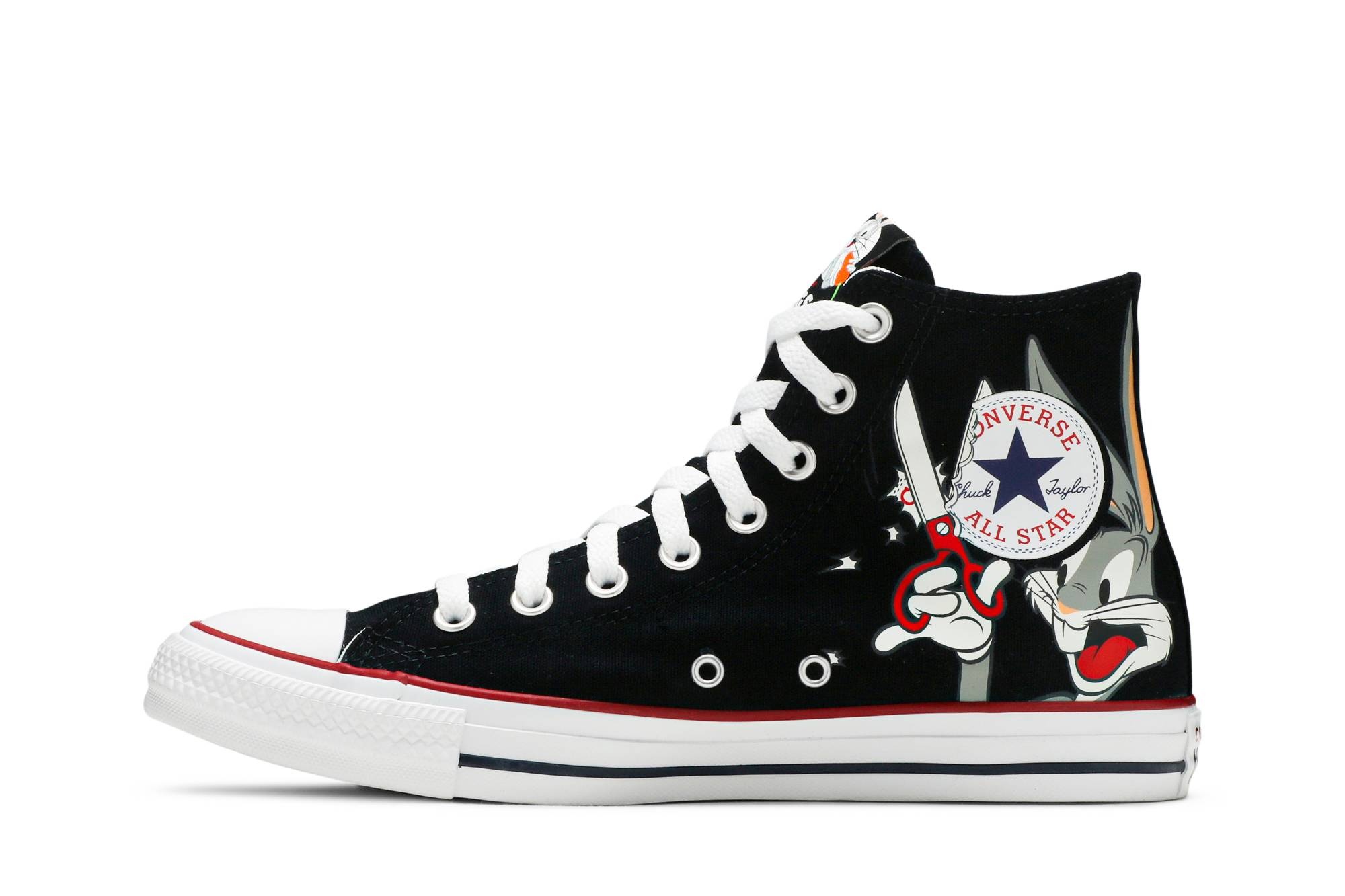 Looney Tunes x Chuck Taylor All Star High '80th Anniversary - Bugs Bunny's Mischief' - 3