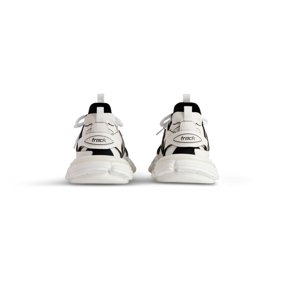 Men's Track Sock Sneaker  in White/black - 5
