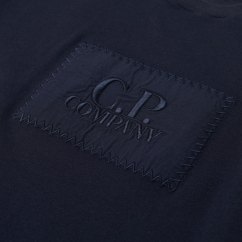 C.P. Company Embroidered Stitch Block Logo Tee - 2