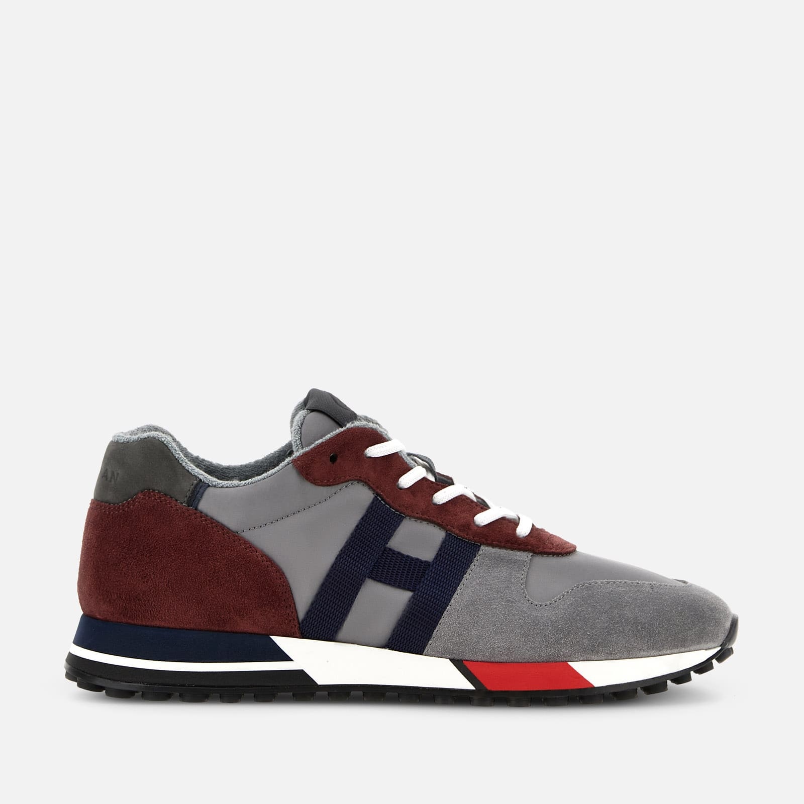 Sneakers Hogan H383 Grey Burgundy Blue - 1