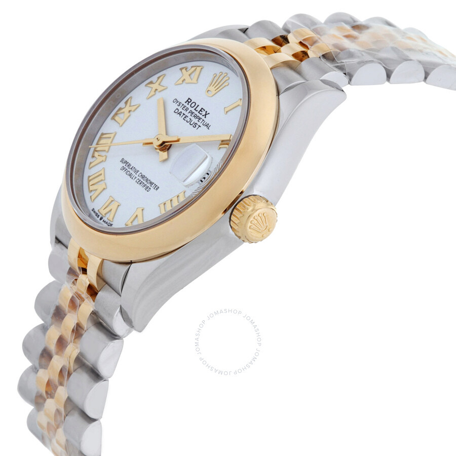 Rolex Datejust 31 White Dial Automatic Ladies Steel and 18kt Yellow Gold Jubilee Watch 278243WRJ - 2