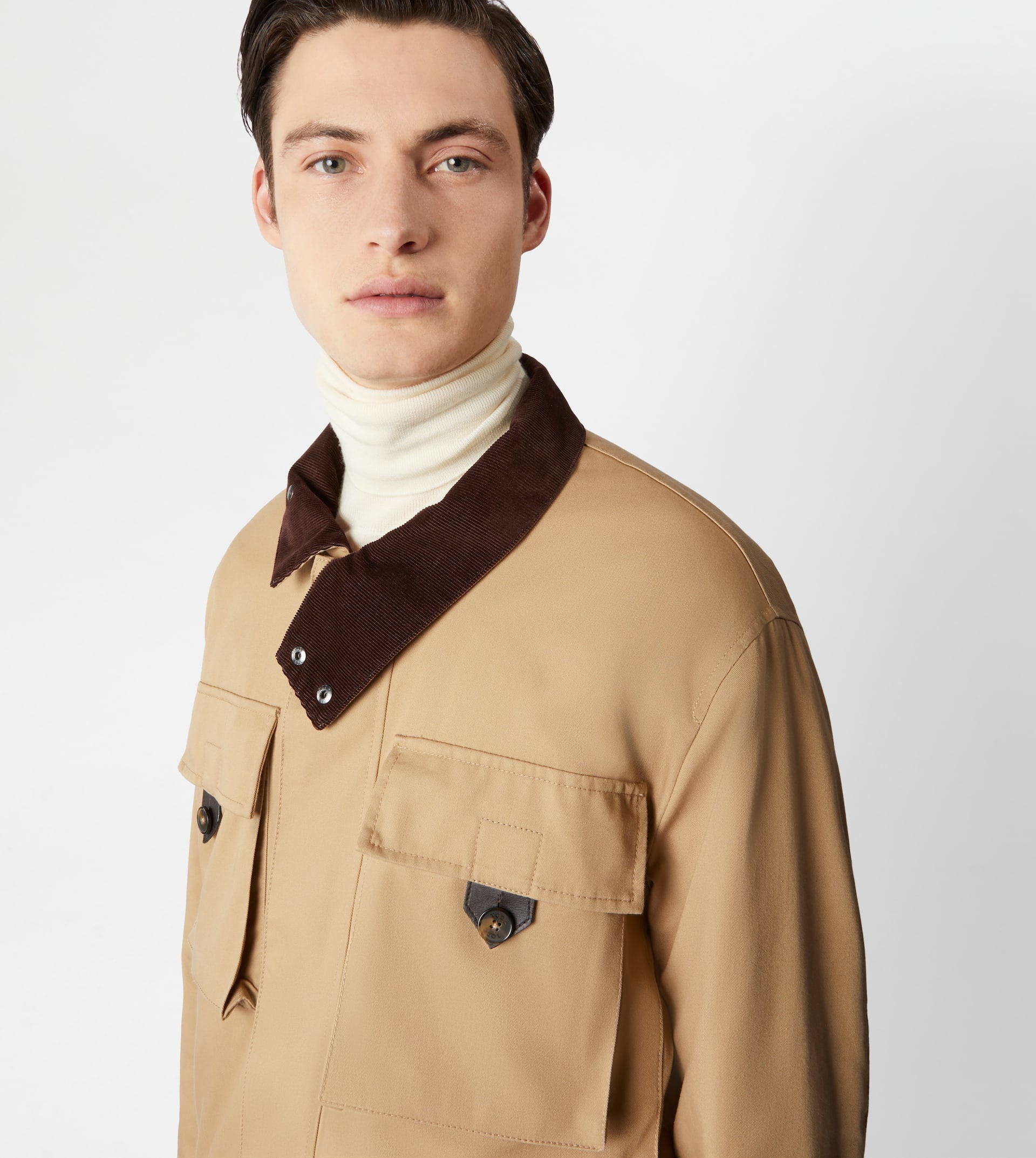AVIATOR JACKET - BEIGE - 5
