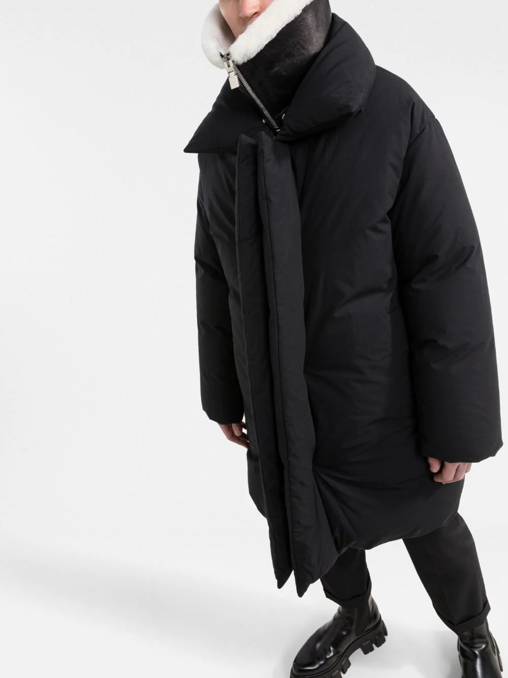 quilted puffer coat - 3