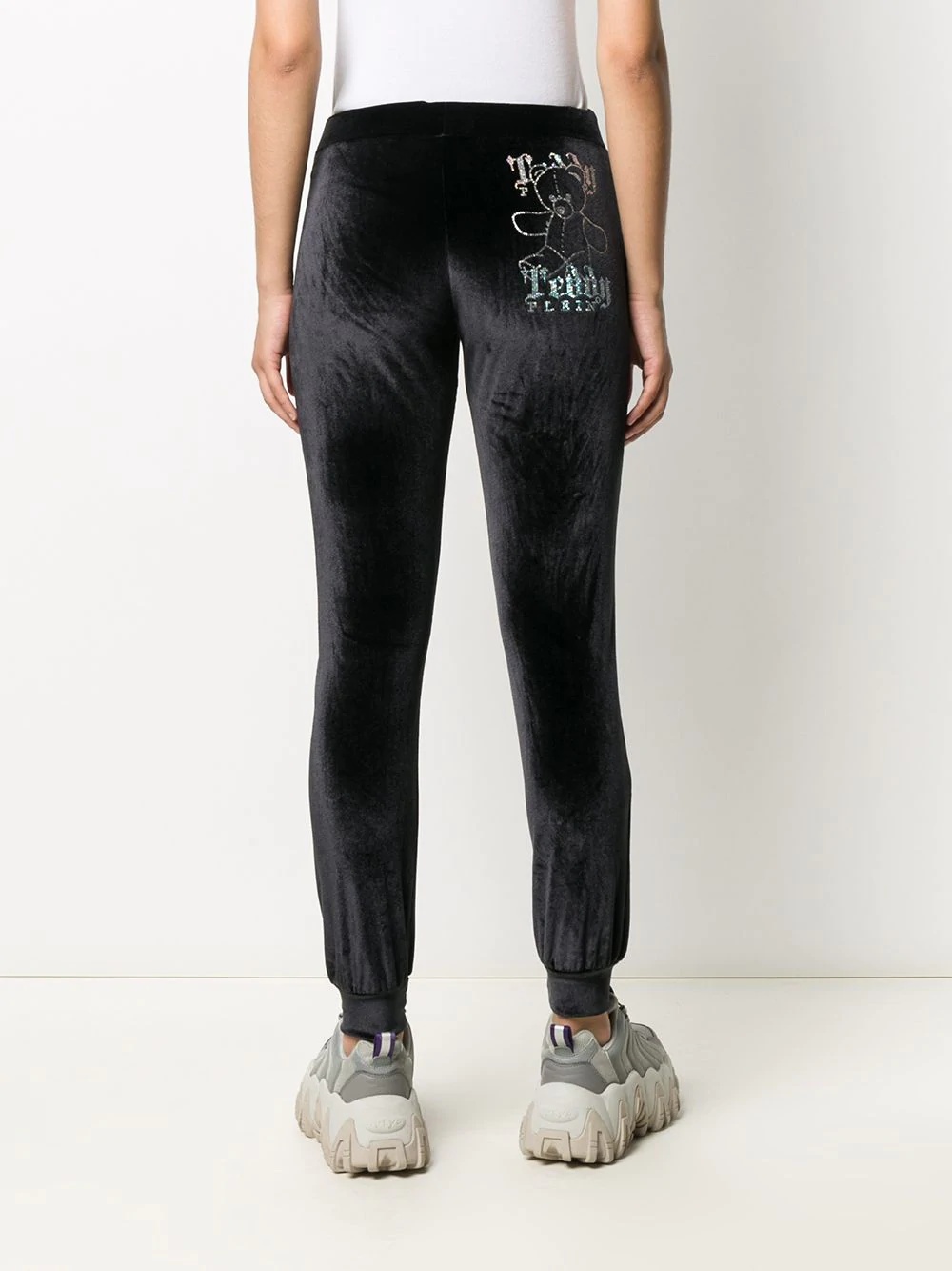 Monogram Teddy Bear track pants - 4