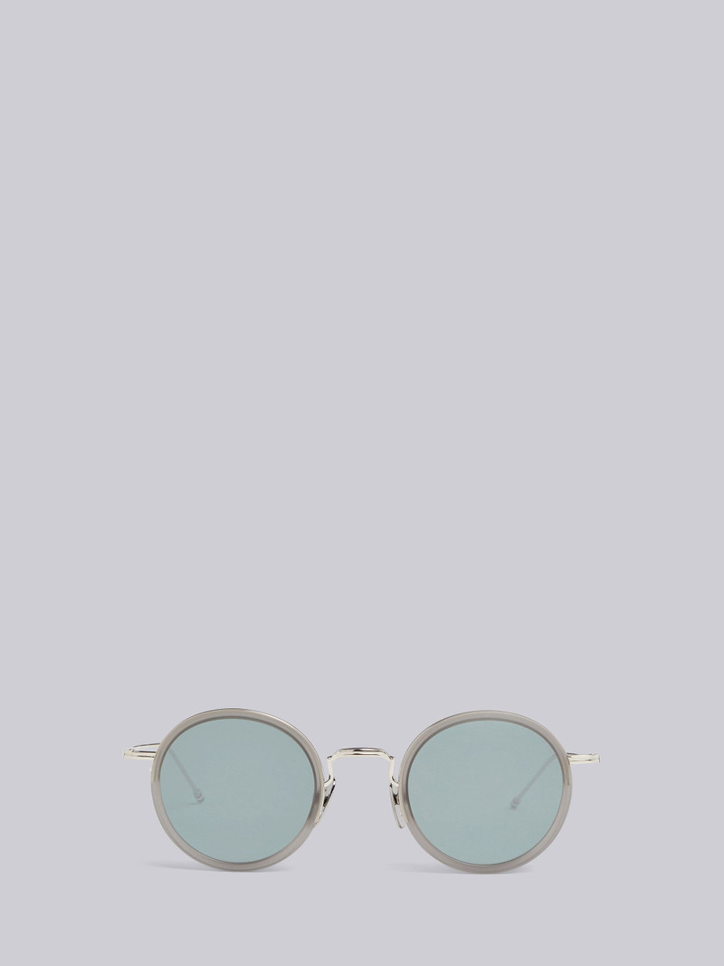TB906 - Silver Round Sunglasses 1