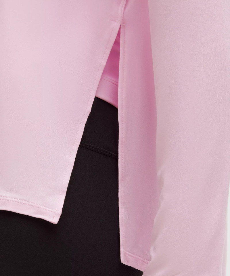 SilkAppeal Side-Slit Long-Sleeve Shirt 5