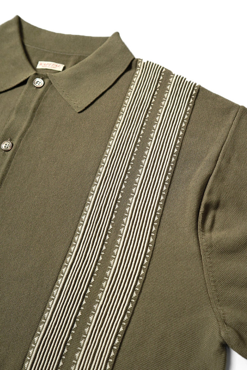 Kapital 14G TENNESSEE ALOHA POLO - BEIGE/KHAKI outlook