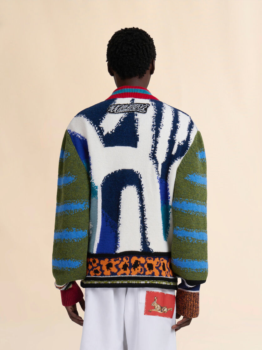 MULTICOLOUR WOOL CARDIGAN - 3
