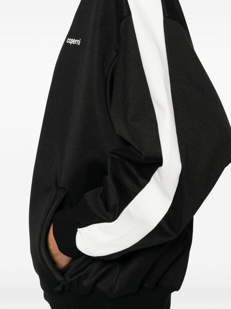 oversized side-stripe jacket 5