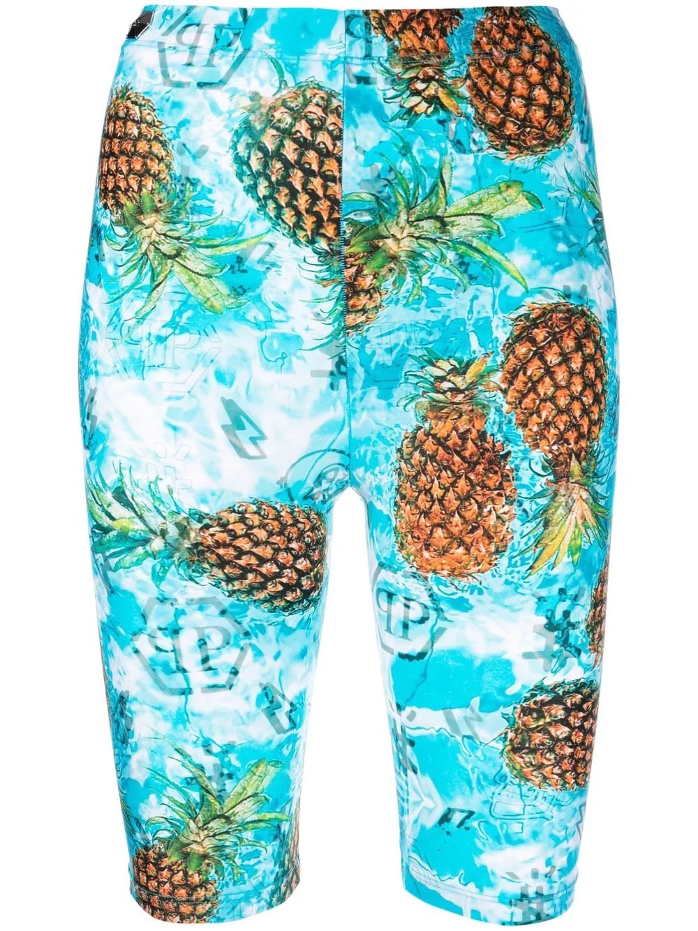 pineapple-print shorts - 1