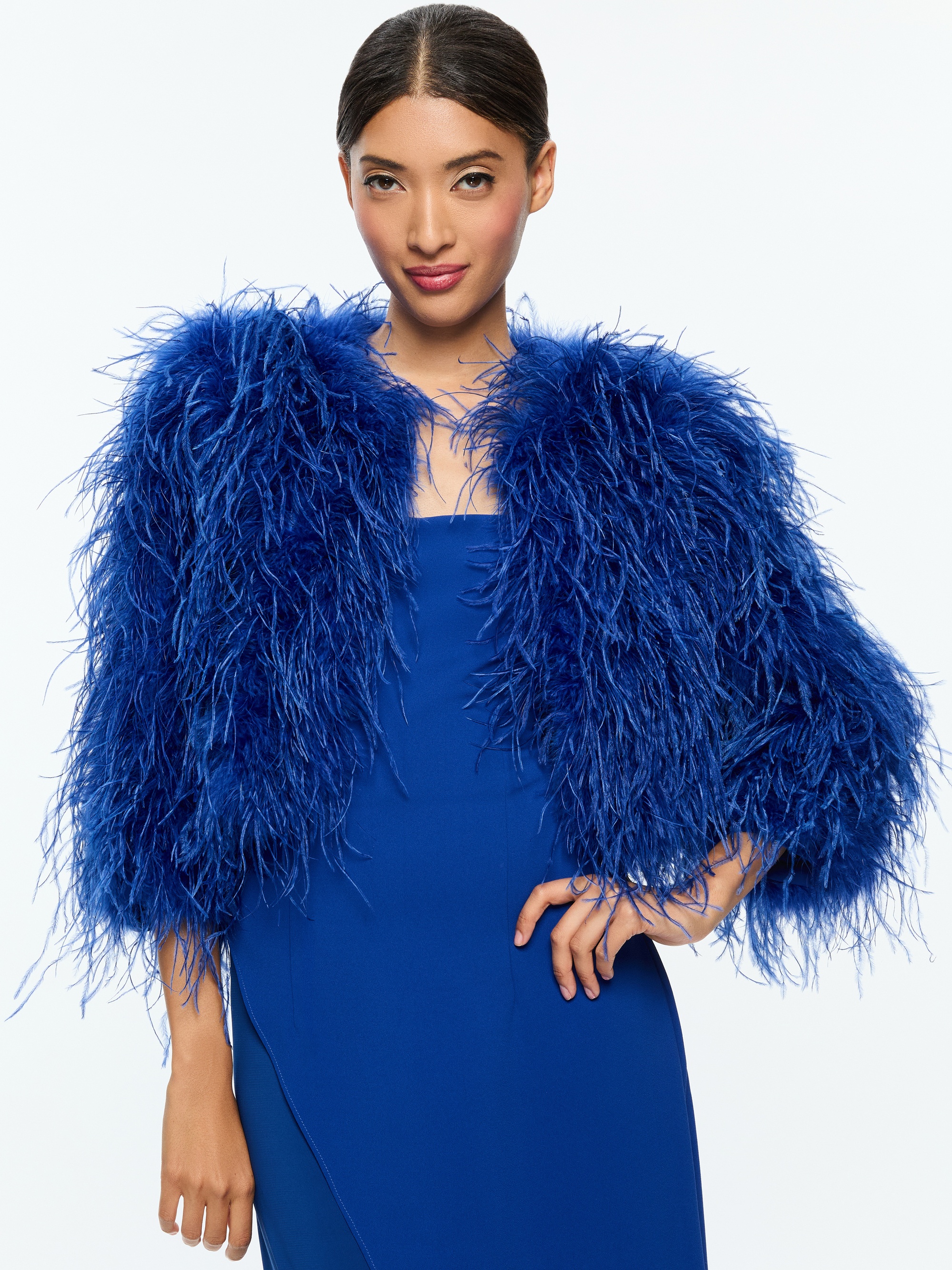 KIDMAN FEATHERED BOXY JACKET - 2