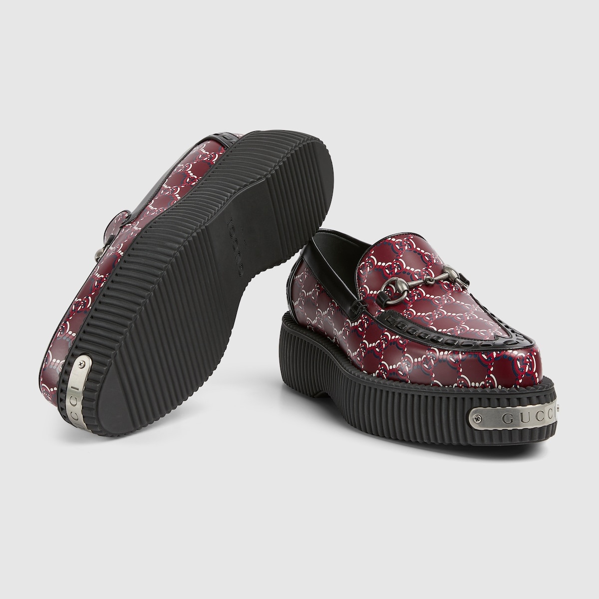 Men's Gucci Horsebit GG creeper loafer - 6