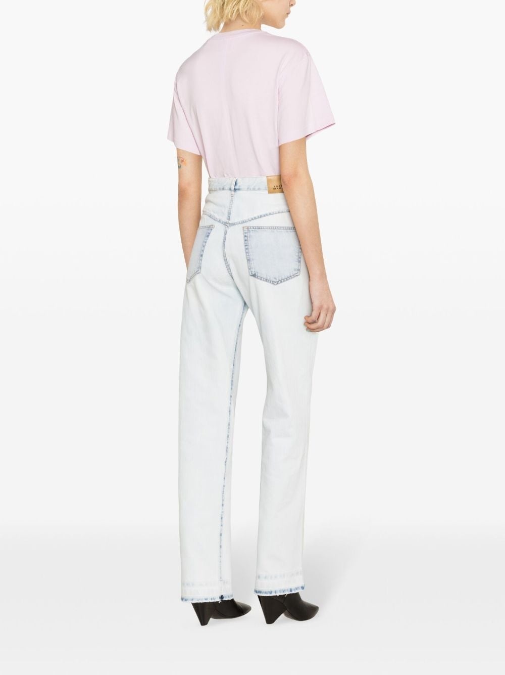 Noemie high-rise straight-leg jeans - 4