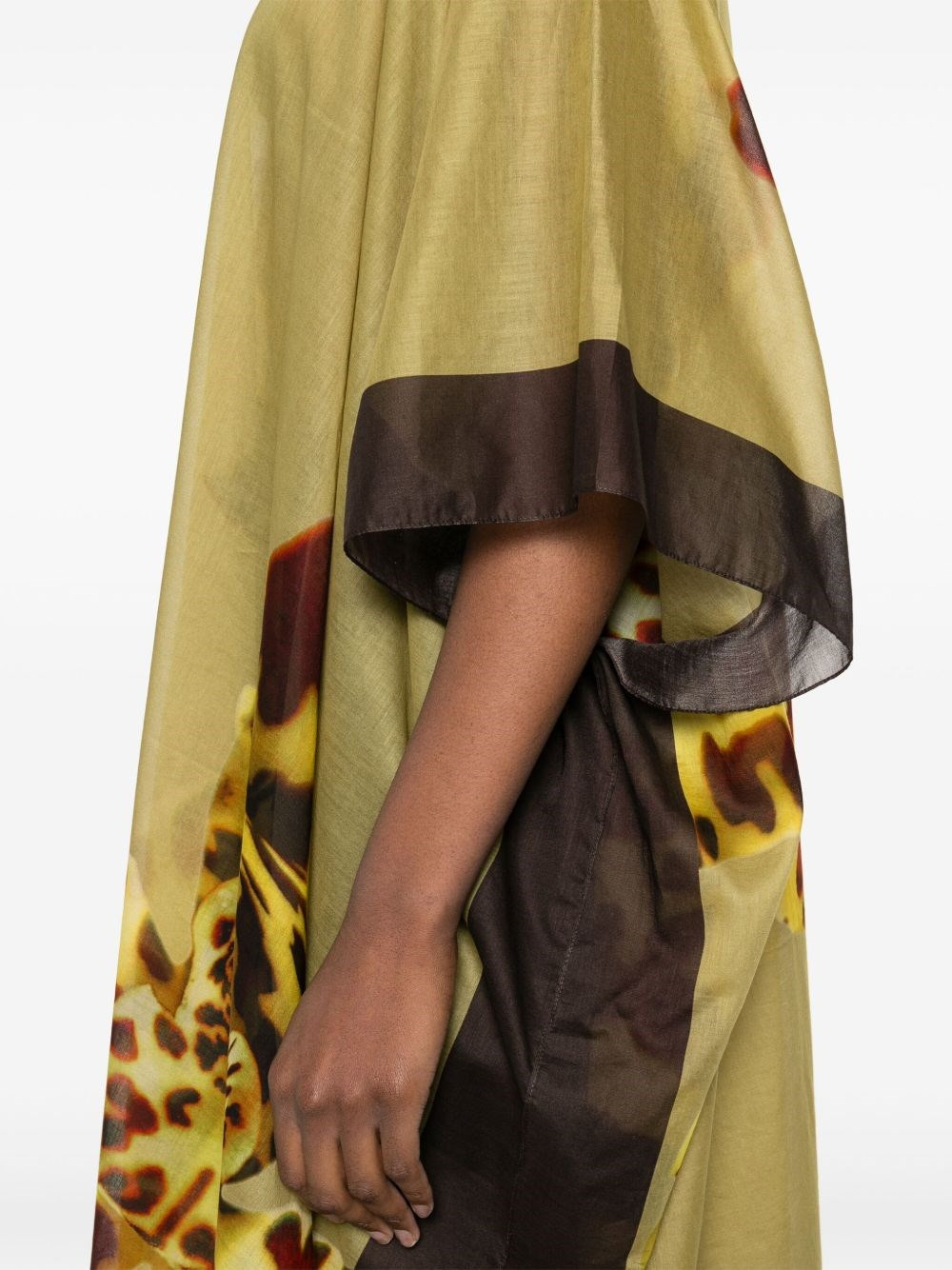 Printed cotton kaftan - 4