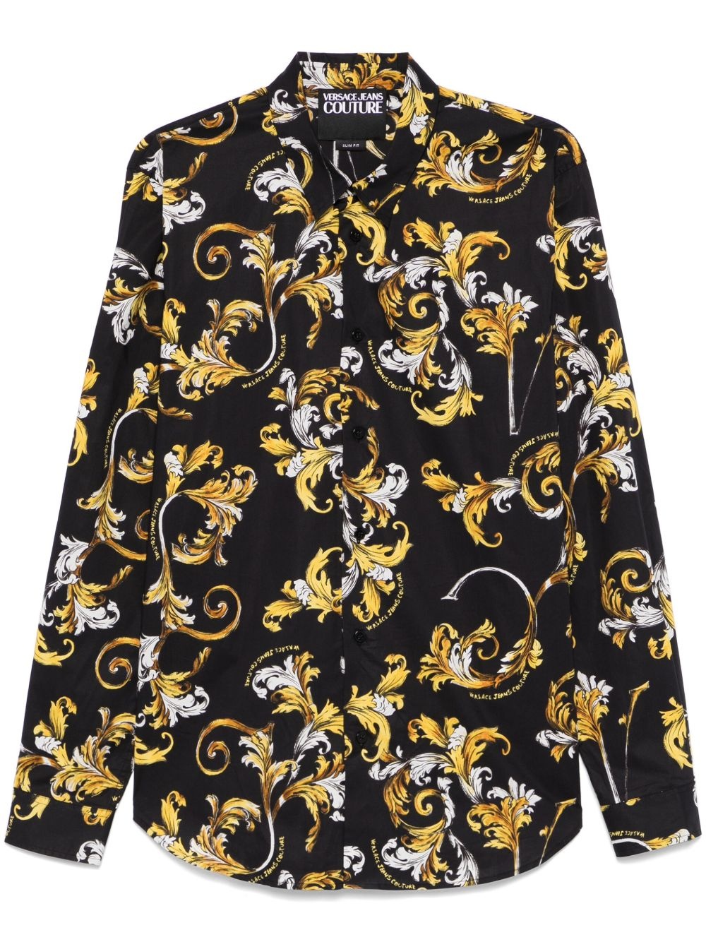 Barocco-print shirt - 1