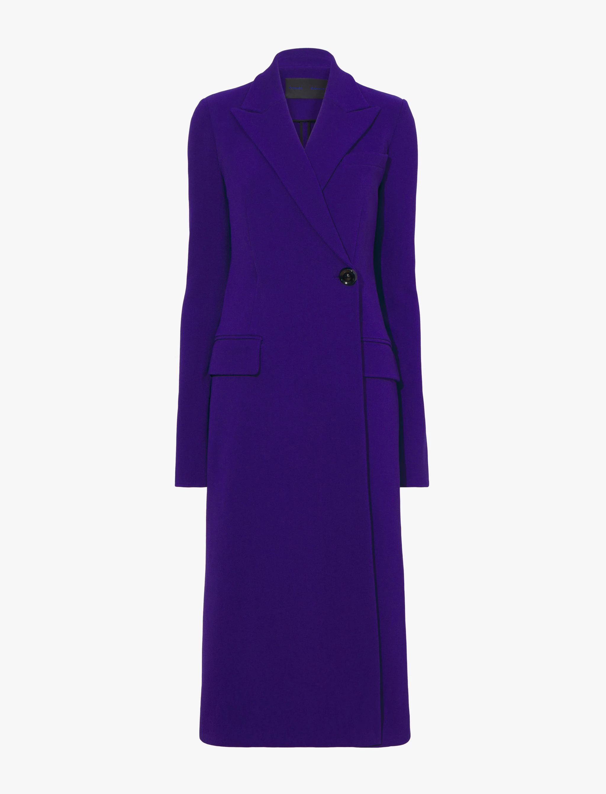 Bi-Stretch Crepe Wrap Coat - 6