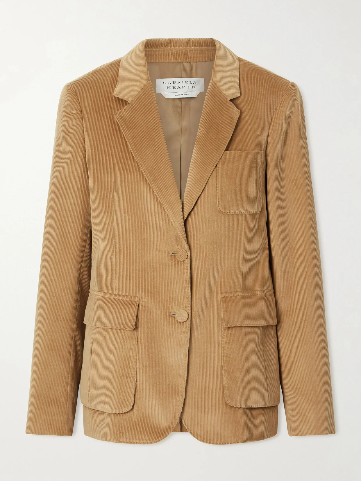 Louisa Cotton Ribbed Blazer - 1