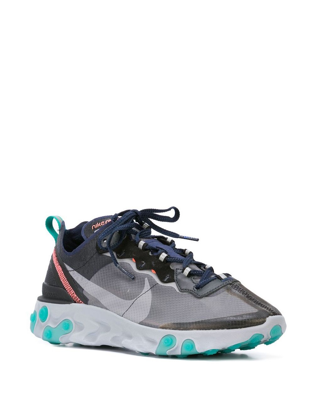 React Element 87 "Black/Midnight Navy" sneakers - 2