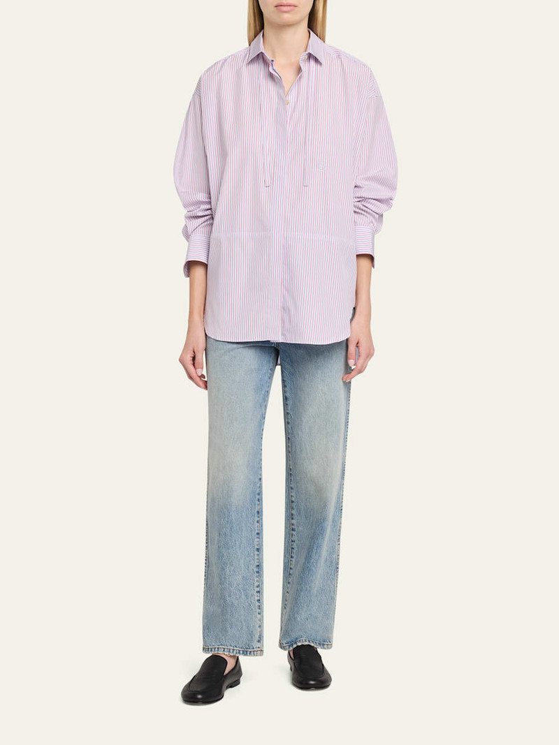 RÙADH The Dune Striped Cotton Button-Down Shirt outlook