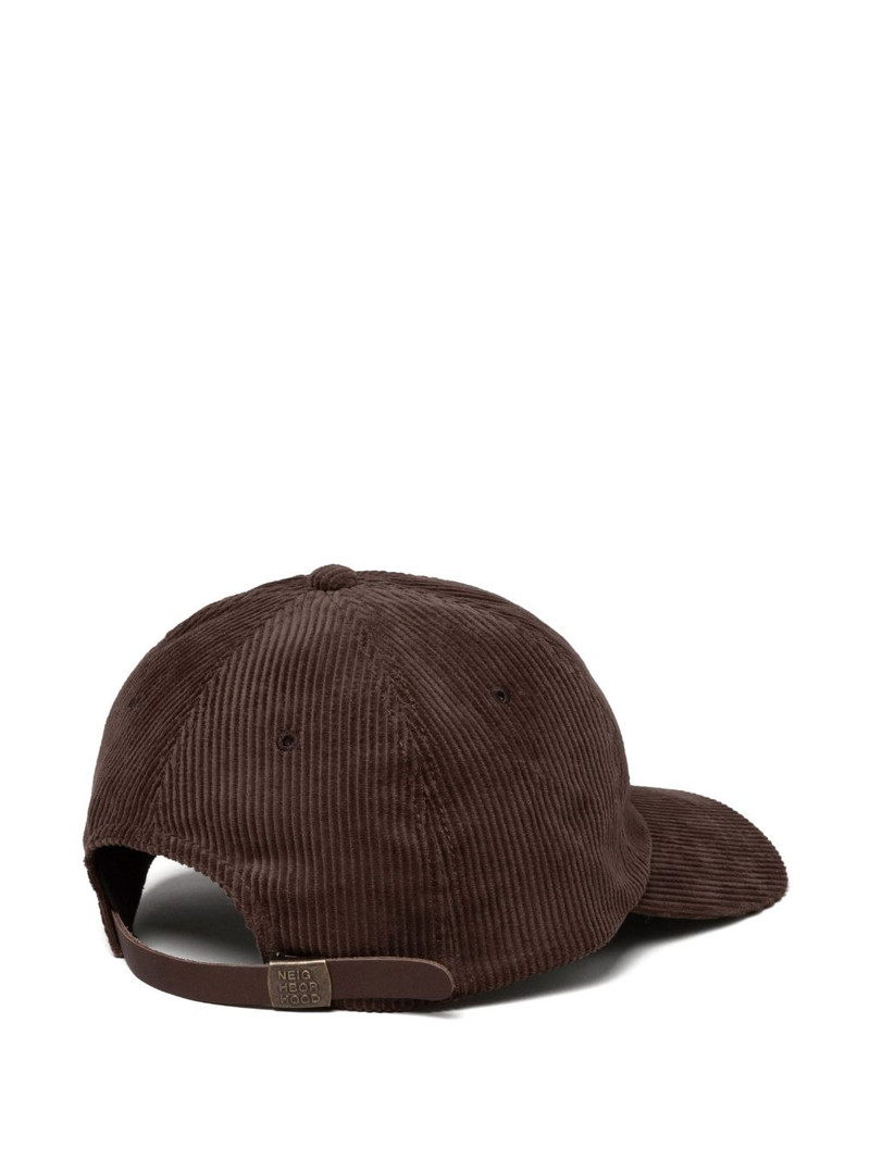 NEIGHBORHOOD corduroy strap-back baseball hat outlook