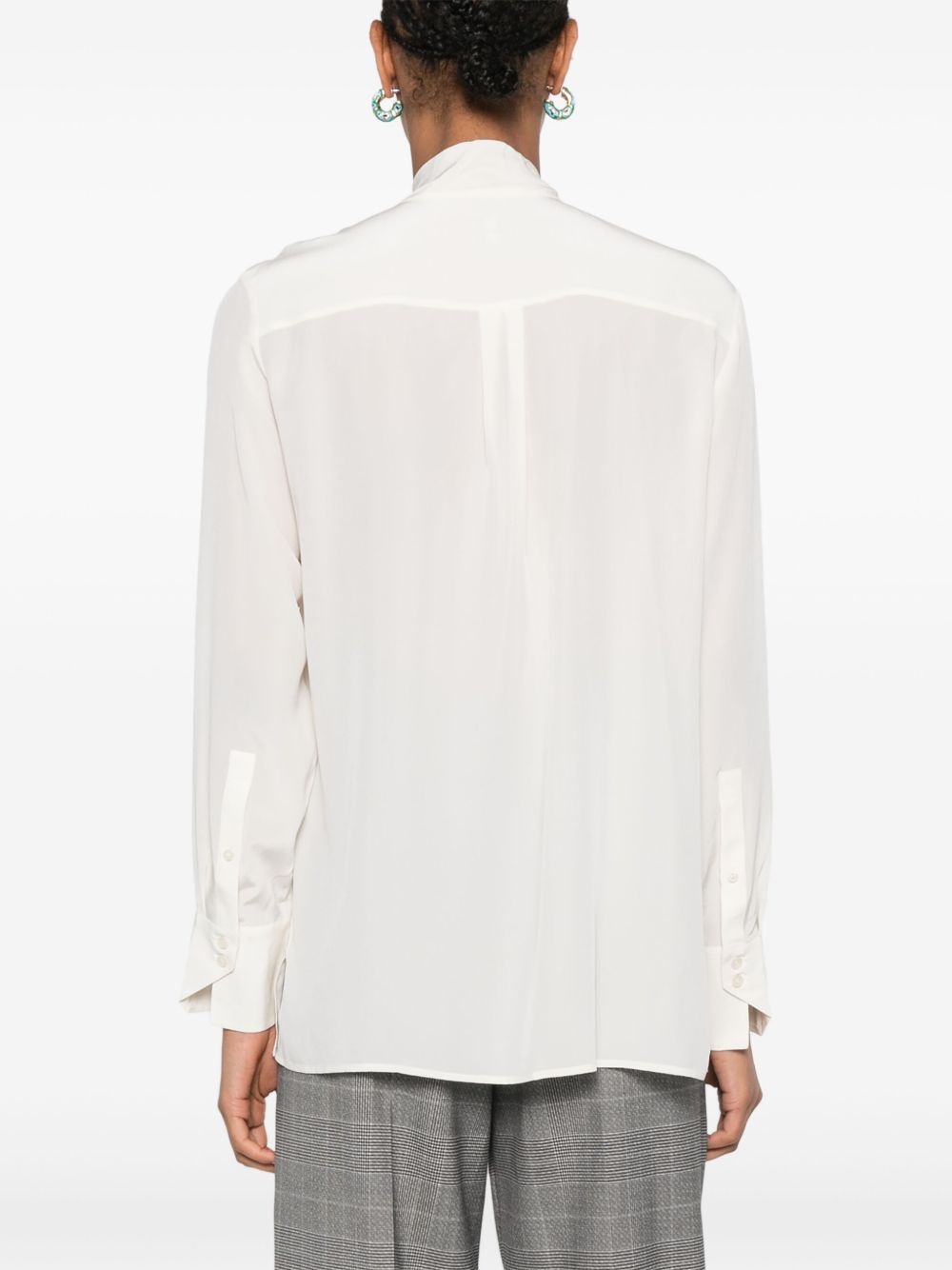 pussy-bow blouse - 4