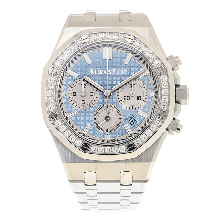 Audemars Piguet Royal Oak Chronograph Automatic Diamond Blue Dial Men's Watch 26715ST.ZZ.1356ST.01 - 2