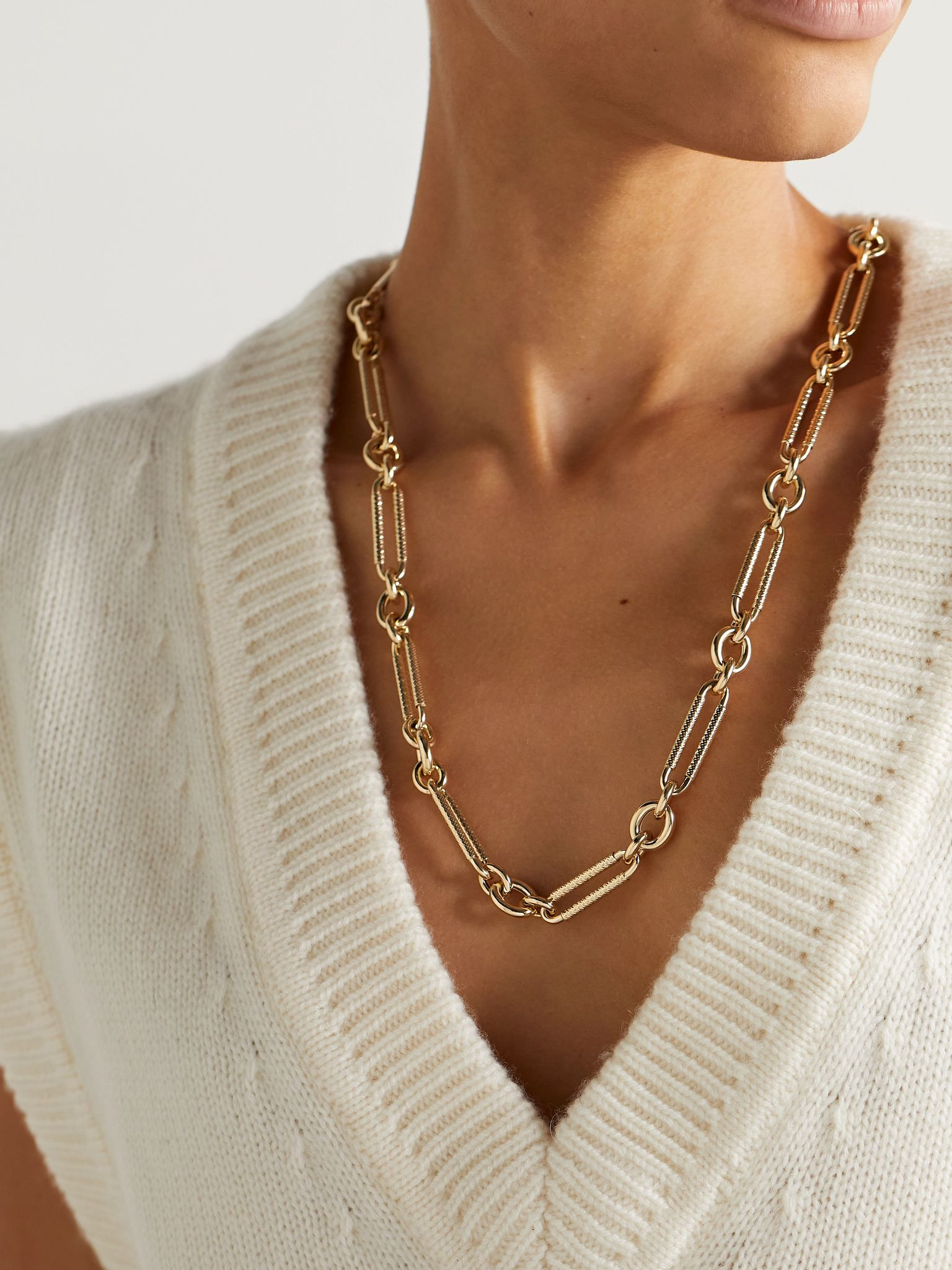 14-karat gold necklace Gold - 2