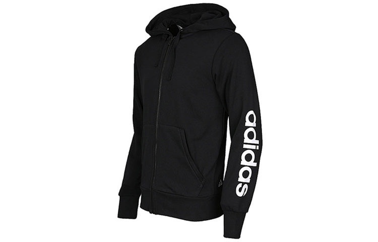 adidas Linear Hoodie 'Black' S98796 - 3