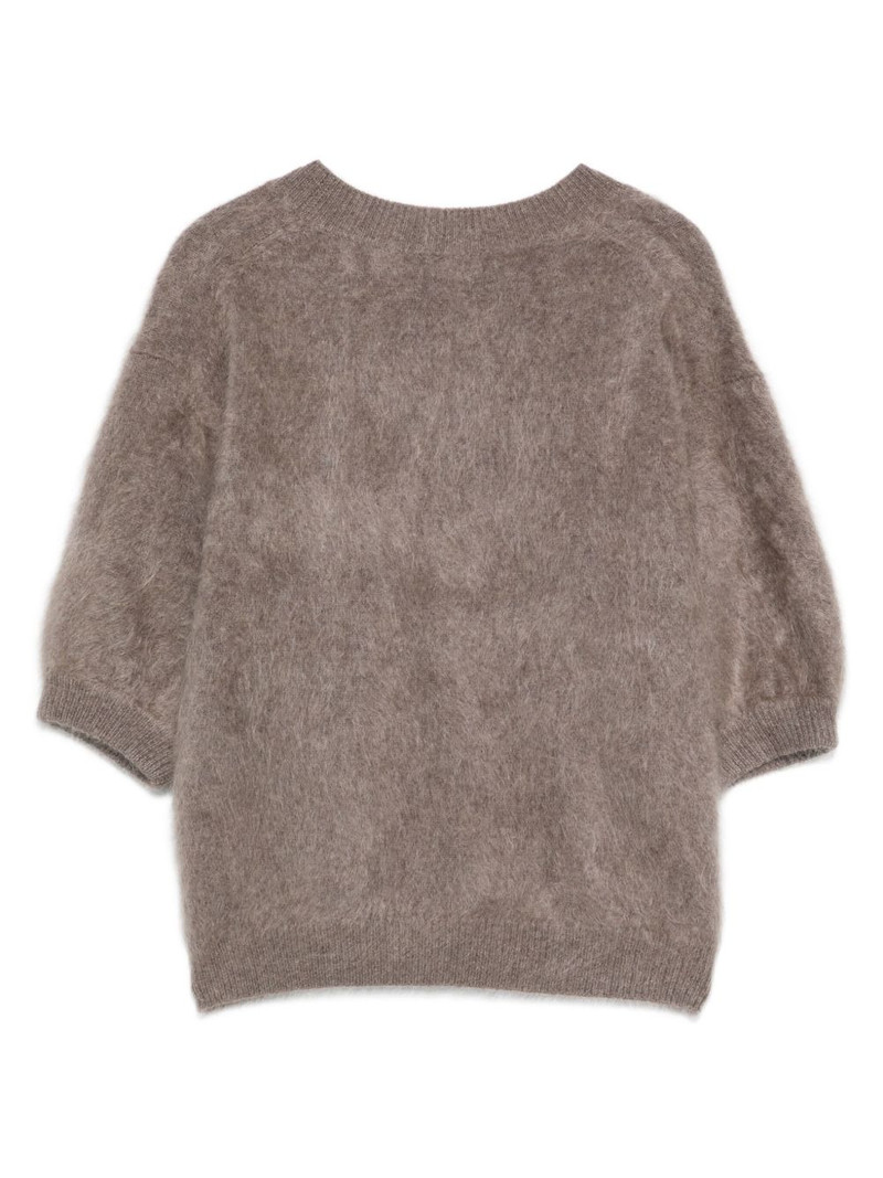 LISA YANG crew-neck top outlook