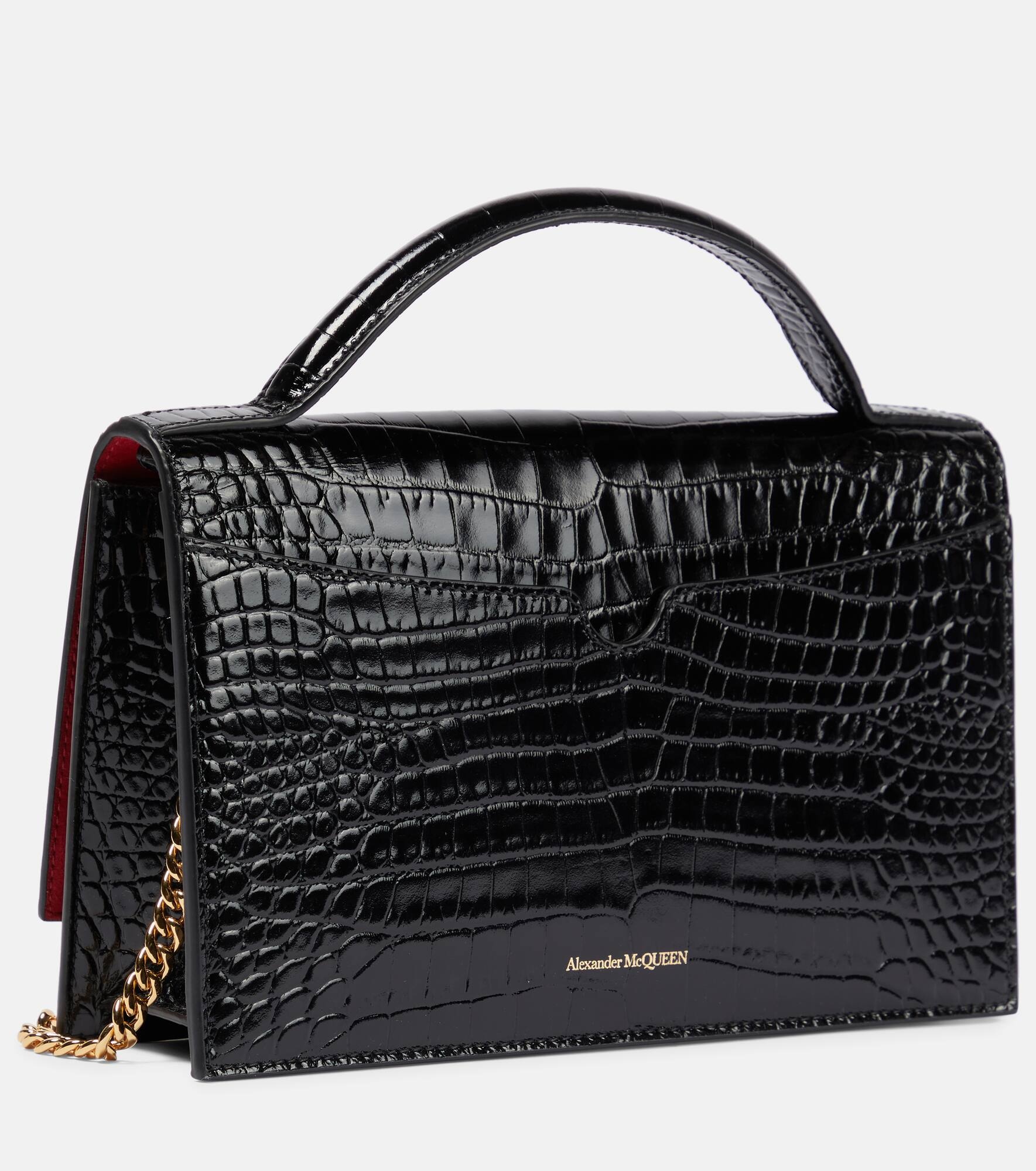 Skull Medium leather shoulder bag - 4