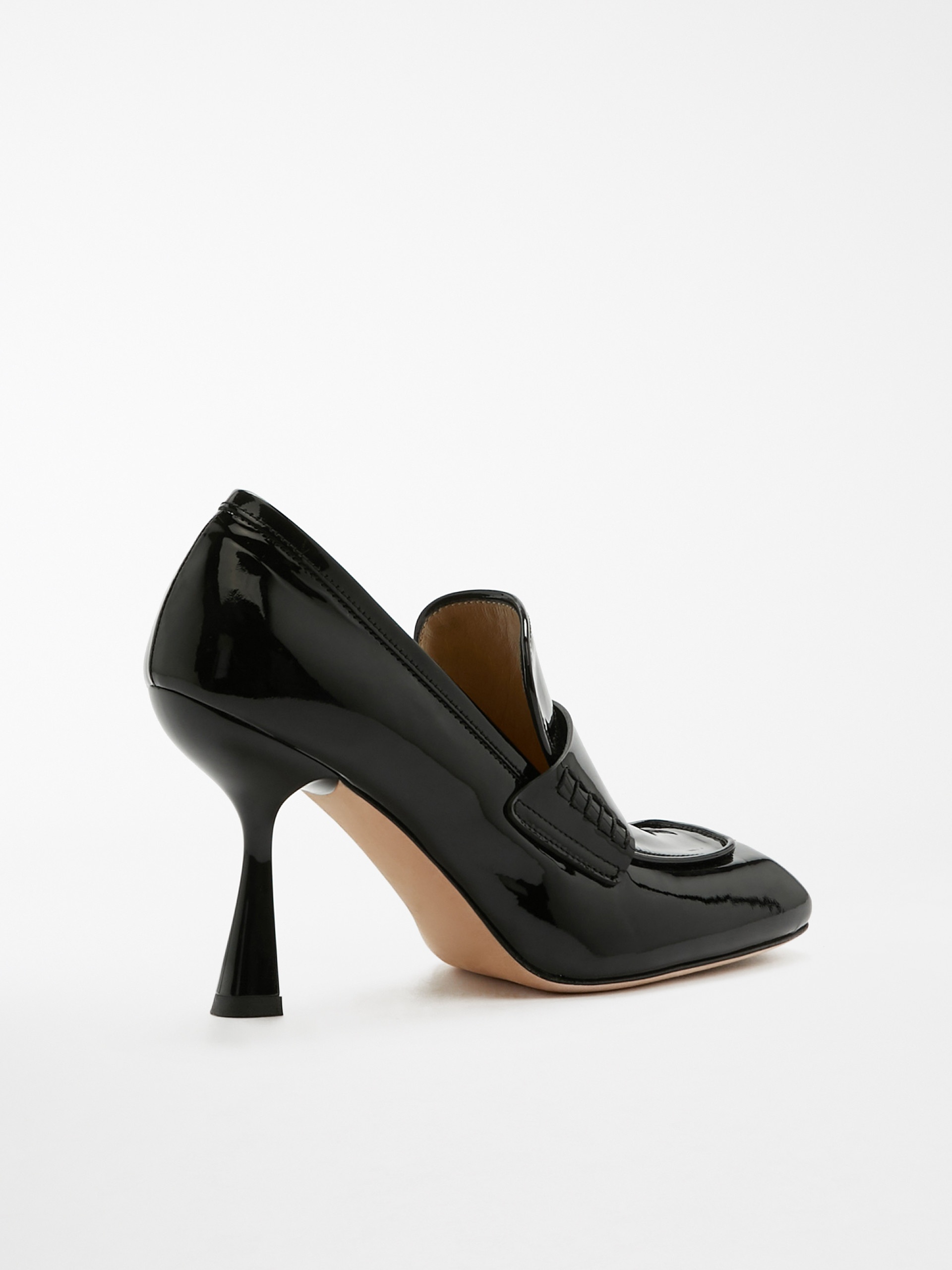 PAGLIA Patent leather loafers with heel - 3