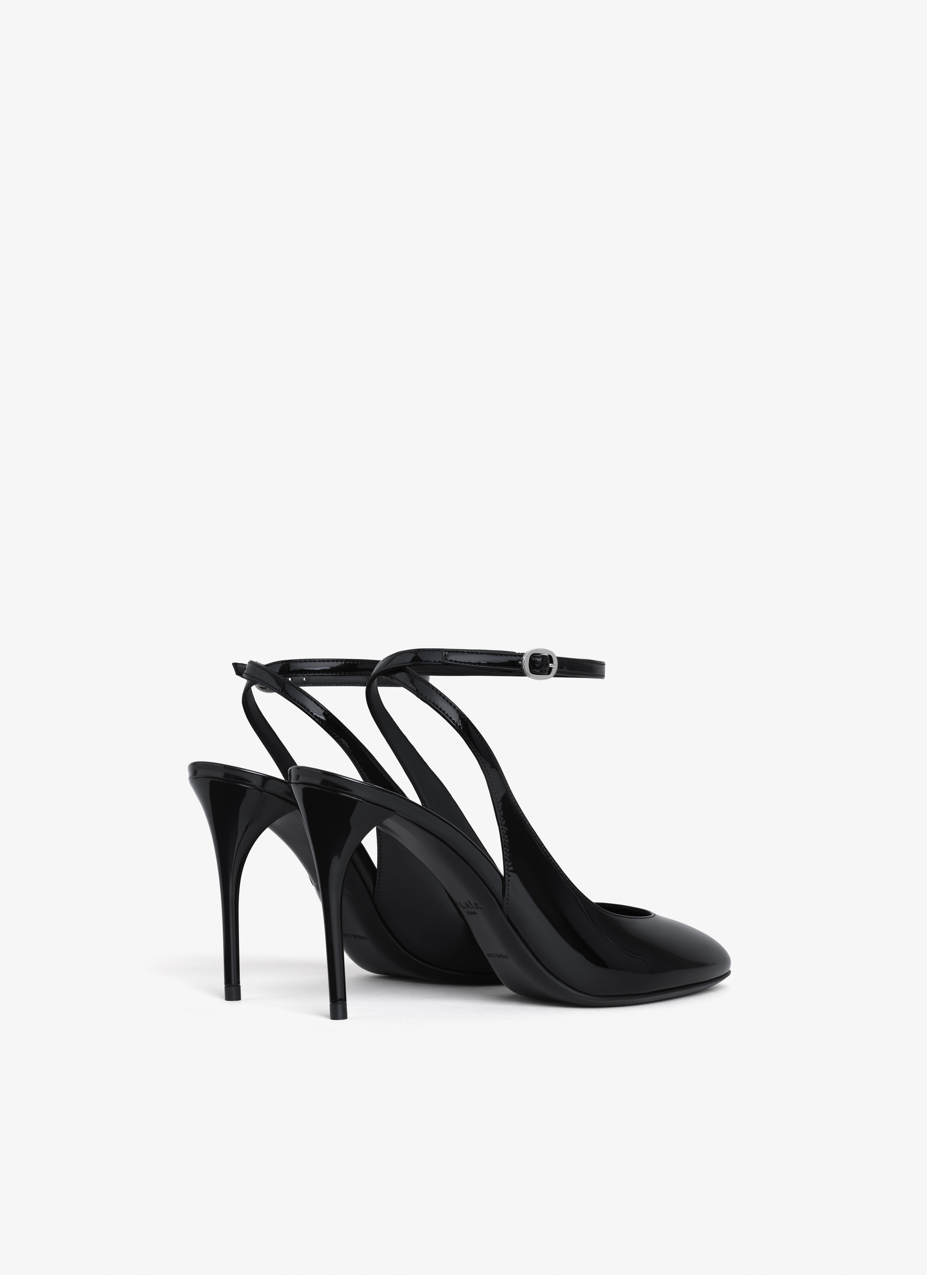 DECOLLETE SLINGBACKS IN PATENT CALFSKIN - 2