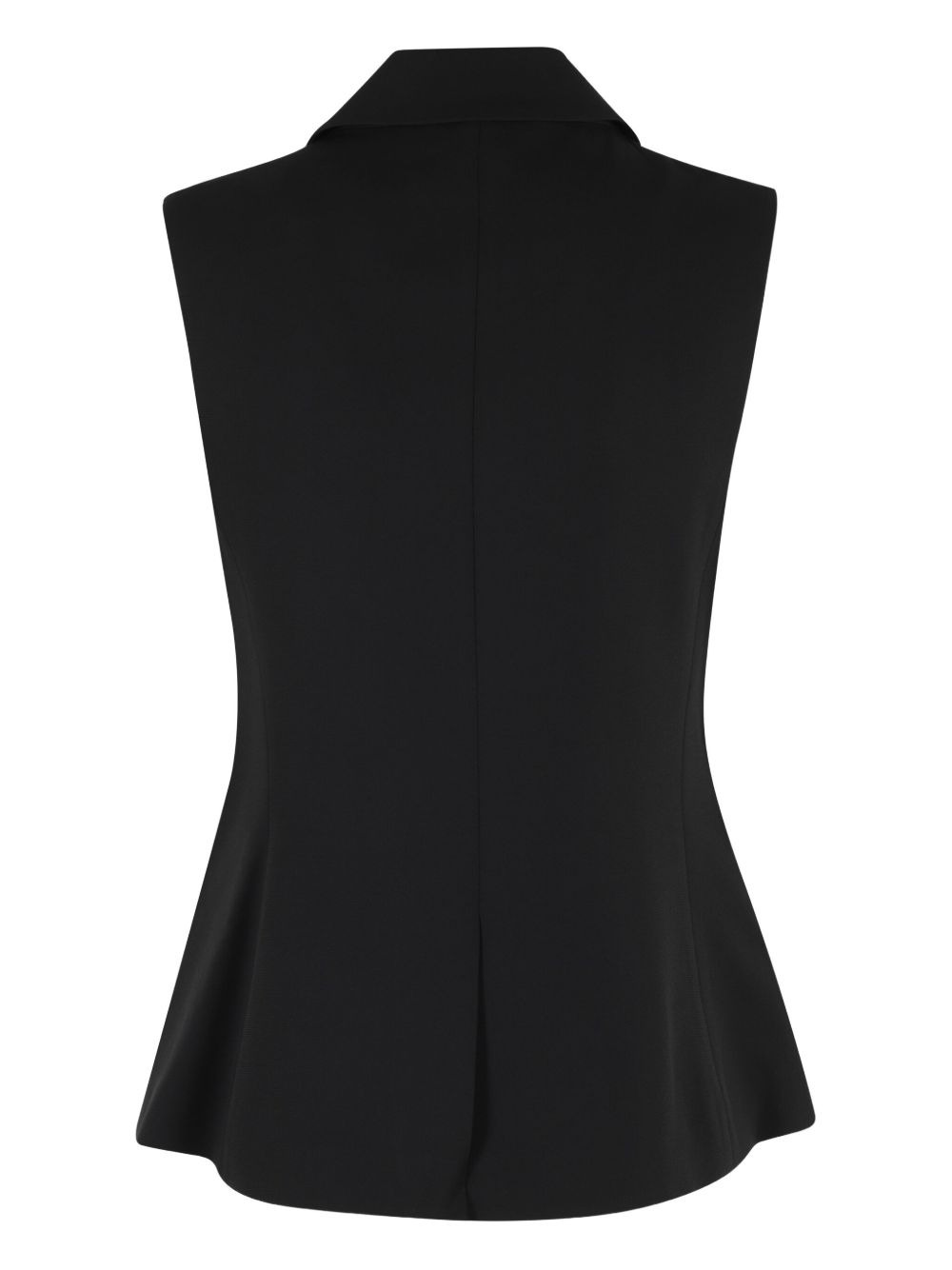 chain-trimmed button-fastening waistcoat - 2