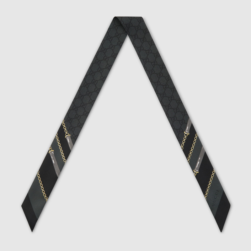 GUCCI Printed silk ribbon outlook