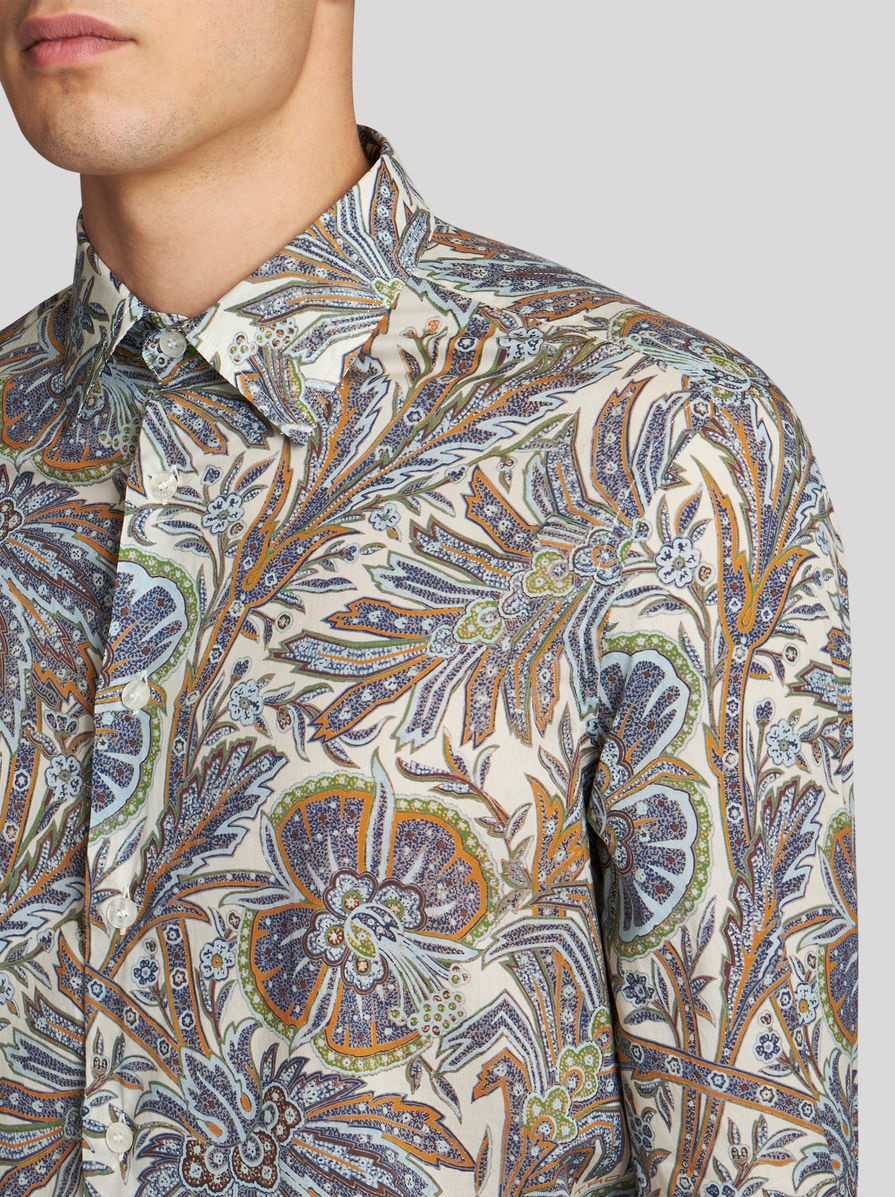 SHIRT WITH FOLIAGE PATTERN - 3