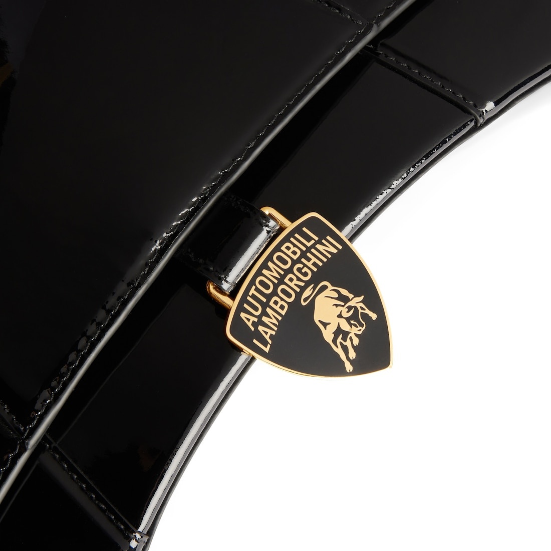 Women's Balenciaga | Automobili Lamborghini Hourglass Handbag Small  in Black - 6