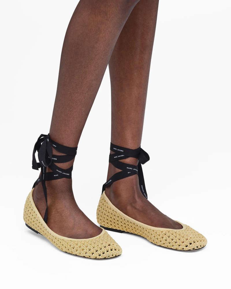 Marc Jacobs THE CROCHET LACE UP BALLERINA outlook