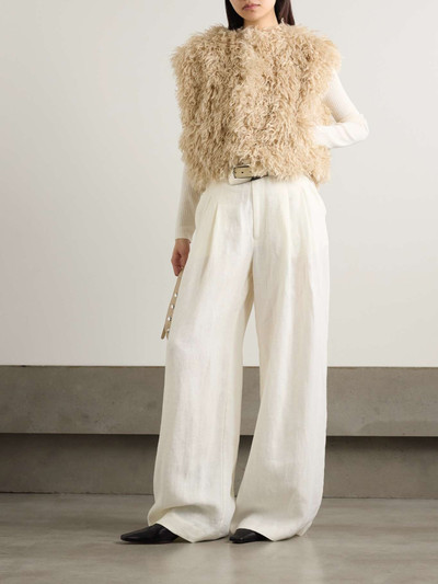 Isabel Marant Florana faux fur vest outlook