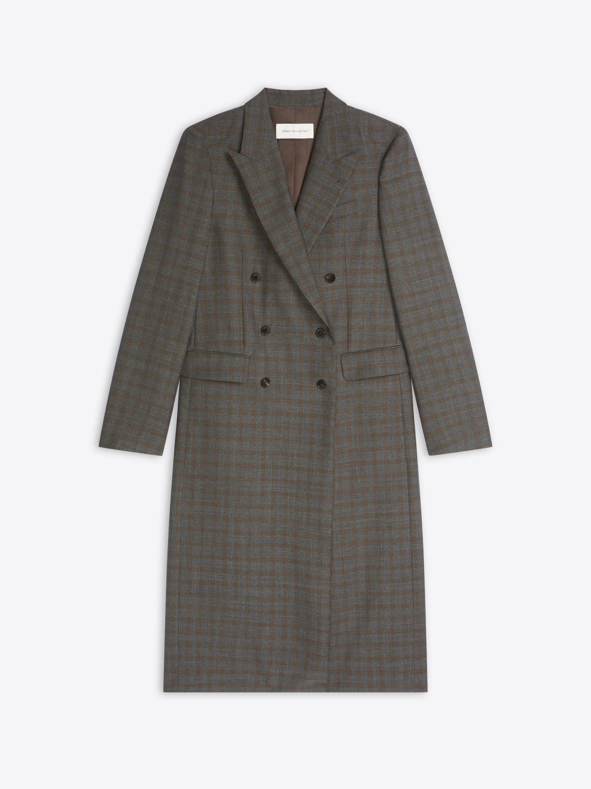 WOOL TUXEDO COAT - 1