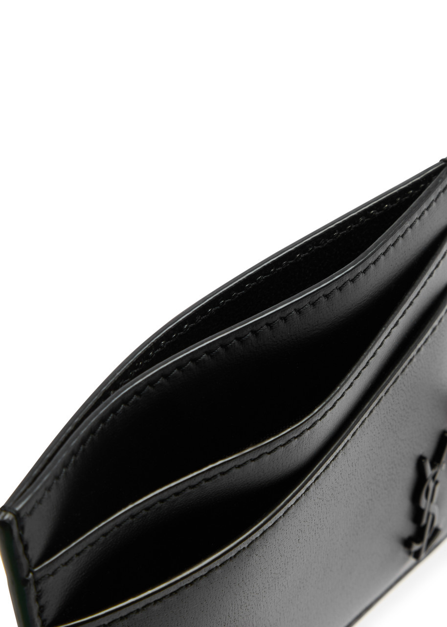 Saint Laurent Cassandre Leather Card Holder - 4